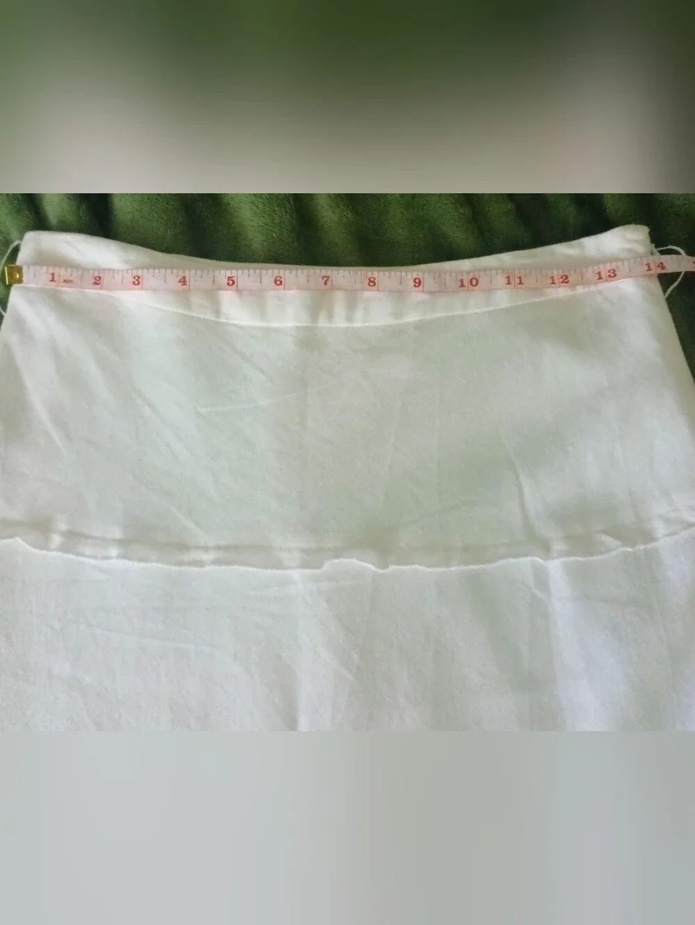 White Linen Blend Tiered Maxi Skirt - Women - Picture 3 of 4
